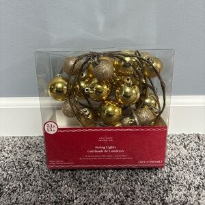 Ashland Gold and Brown Holiday Garland